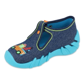 Calzado infantil befado 110P408 azul marino azul verde amarillo 1