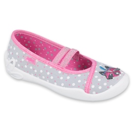 Calzado infantil befado 116X285 rosado gris 4