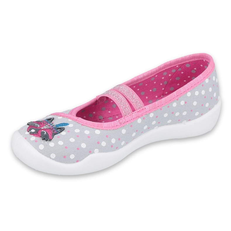 Calzado infantil befado 116X285 rosa gris 1
