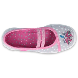 Calzado infantil befado 116X285 rosa gris 2