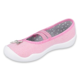 Calzado infantil befado 116X283 rosado gris 1