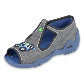 Calzado infantil befado 217P109 gris multicolor verde 1