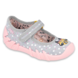 Calzado infantil befado 109P208 rosa gris multicolor 1