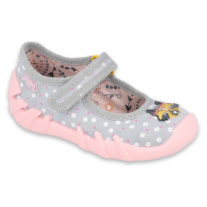 Calzado infantil befado 109P208 rosado gris multicolor 1