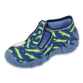 Calzado infantil befado 110P410 azul marino verde 1