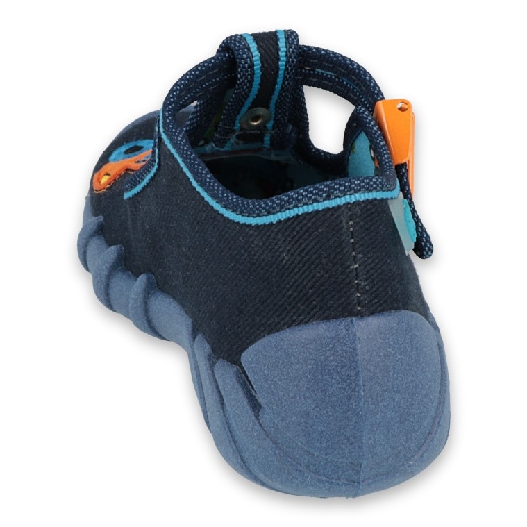 Calzado infantil befado 110P389 azul marino naranja 2