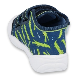 Calzado infantil befado 212P069 azul marino verde 2