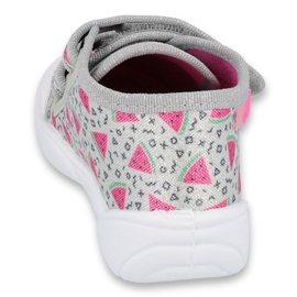 Calzado infantil befado naranja 212P067 rosado plata gris 2