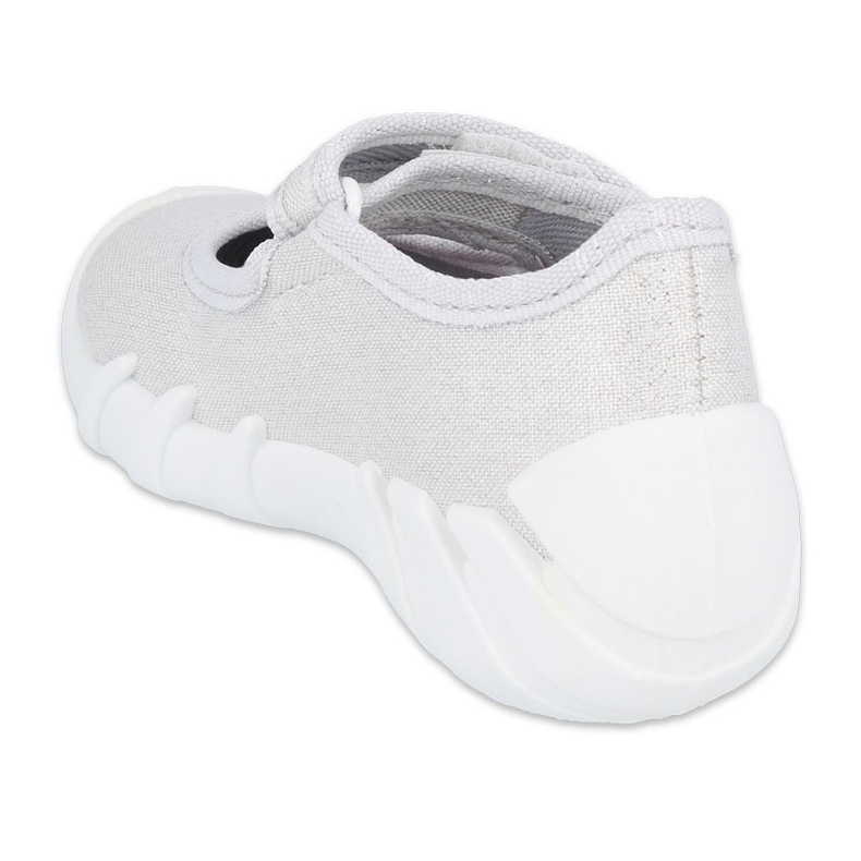 Zapatos speedy plateados para niños befado 109P222 plata gris 2