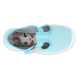 Calzado infantil befado blanka turquesa 115X004 azul plata 3