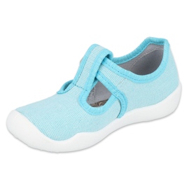 Calzado infantil befado blanka turquesa 115X004 azul plata 1