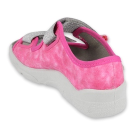 Calzado infantil befado 969X163 rosado plata 2