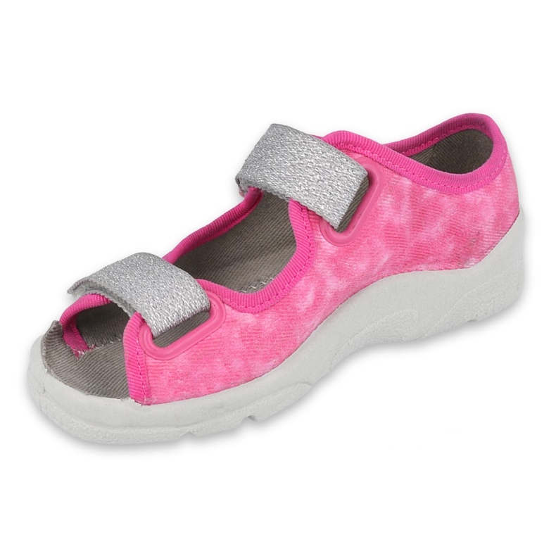 Calzado infantil befado 969X163 rosado plata 1