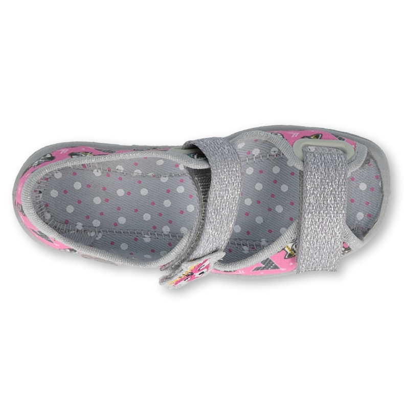 Calzado infantil befado 969X162 rosa plata 2