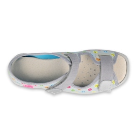 Calzado infantil befado 869Y153 rosado gris multicolor 3