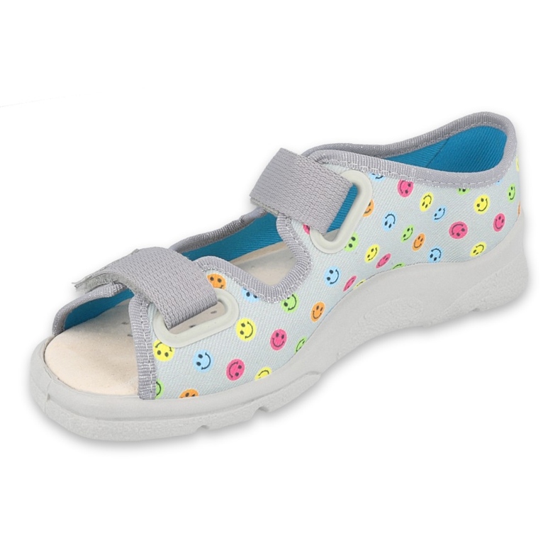 Calzado infantil befado 869Y153 rosado gris multicolor 1