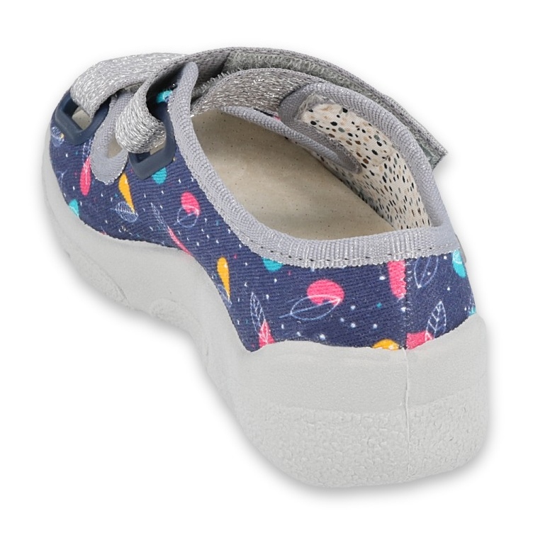 Calzado infantil befado 869X144 azul marino rosado gris 2