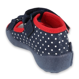 Calzado infantil befado 342P028 blanco rojo azul marino 2