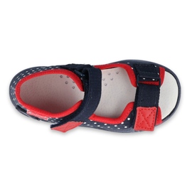 Calzado infantil befado 342P028 blanco rojo azul marino 3