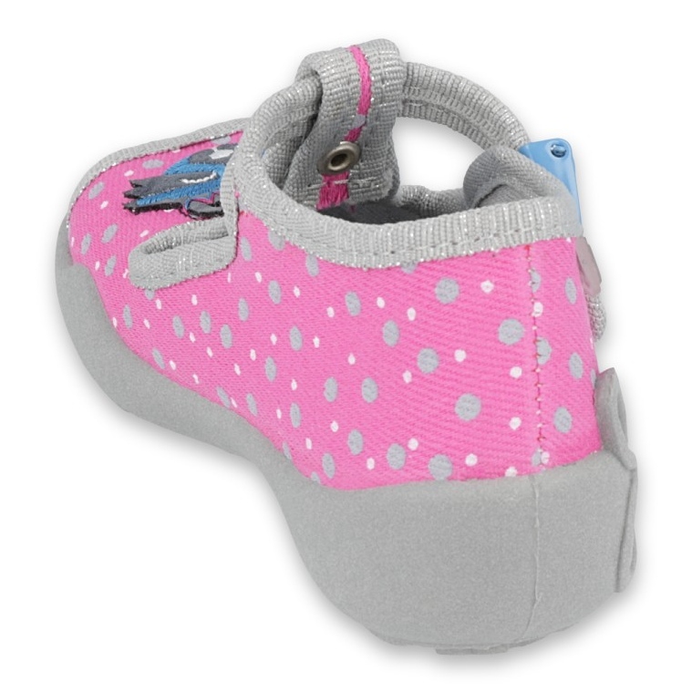 Calzado infantil befado 213P124 rosa gris 2