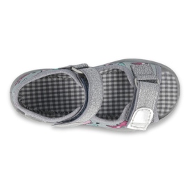 Calzado infantil befado 242P105 rosado plata 3