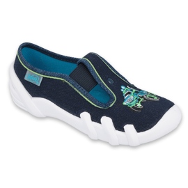 Calzado infantil befado 290X214 azul marino verde 1
