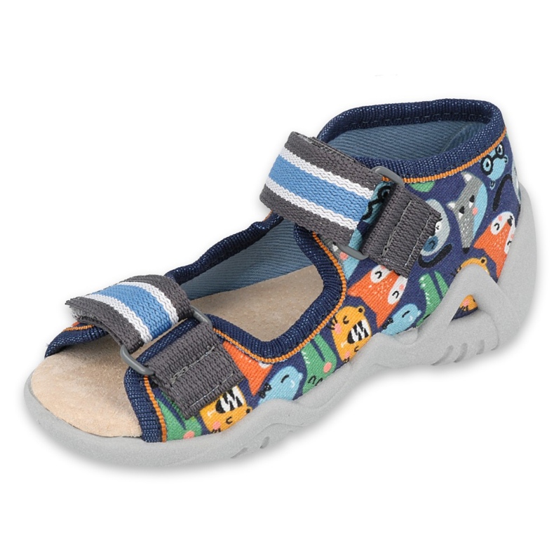 Calzado infantil befado amarillo 350P013 azul gris multicolor 1