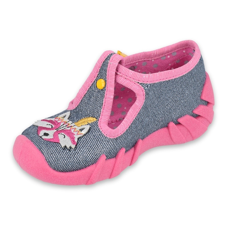 Calzado infantil befado 110P395 rosa gris 1
