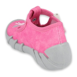 Calzado infantil befado 110P397 rosado plata gris 2