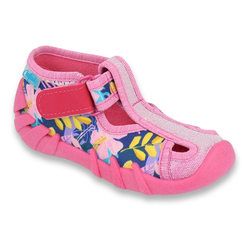 Calzado infantil befado 190P097 azul rosado plata amarillo 2