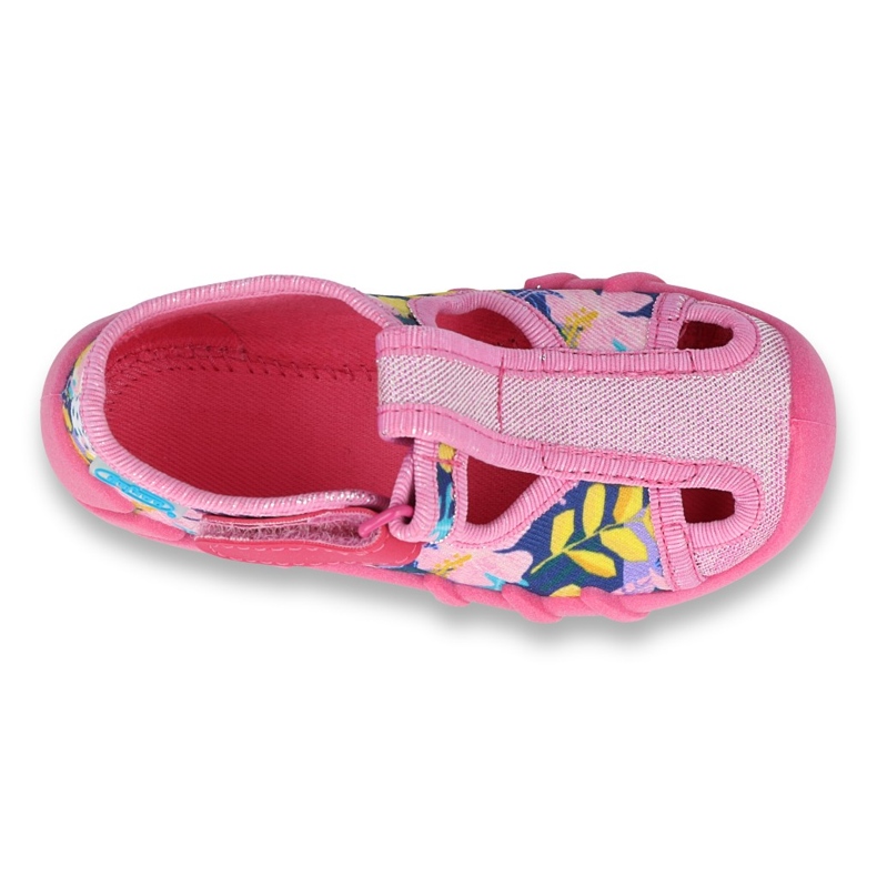 Calzado infantil befado 190P097 azul rosado plata amarillo 1