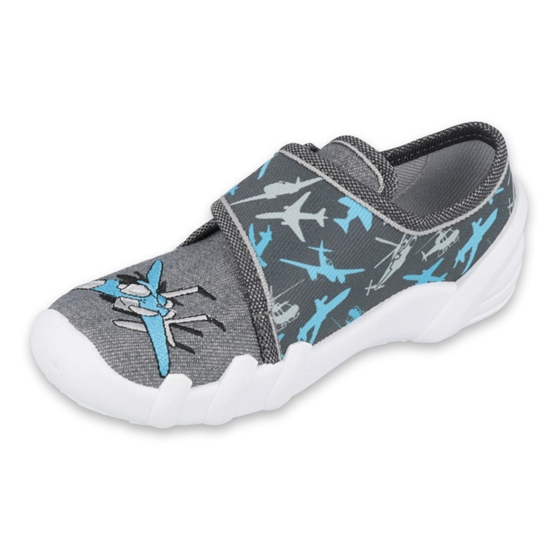 Calzado infantil befado 273X305 azul gris 1