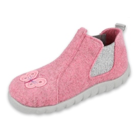 Calzado infantil befado 546P024 rosa plata 1