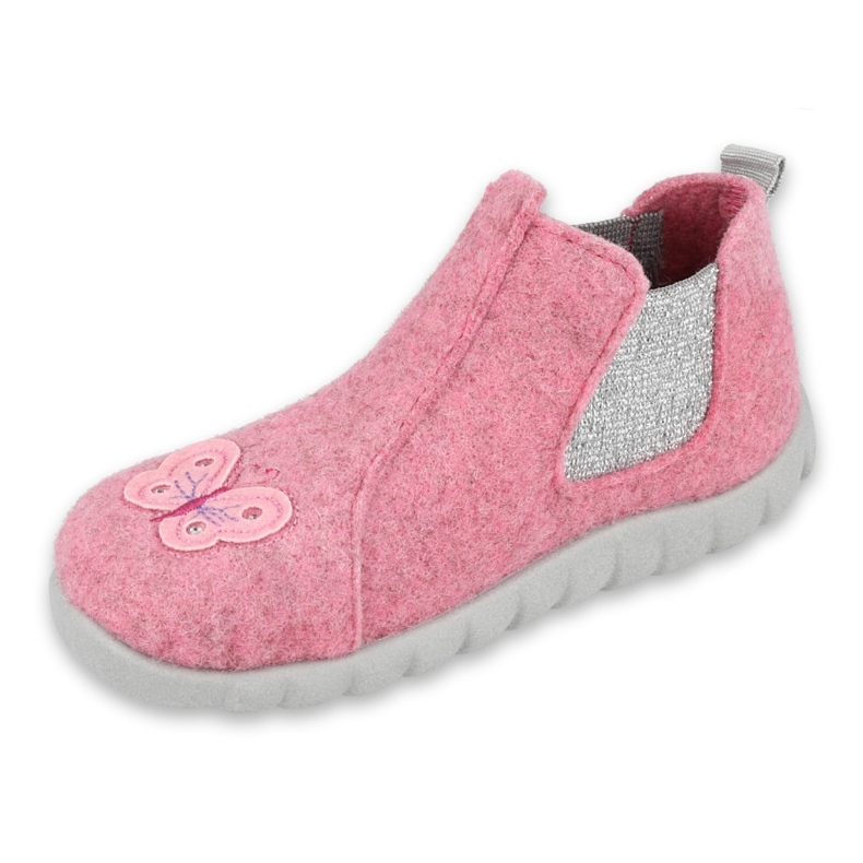 Calzado infantil befado 546P024 rosa plata 1
