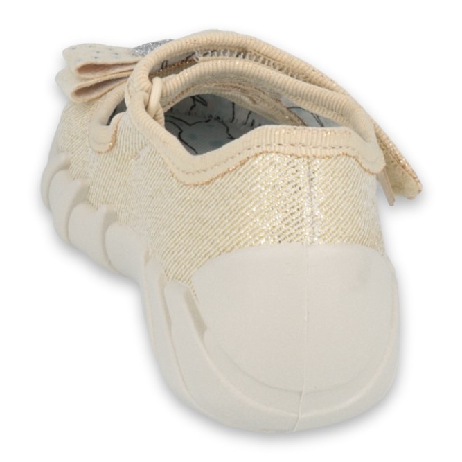 Zapatillas para niños de Befado con un arco 109p206 dorado 2