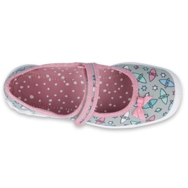Calzado infantil befado 114Y409 azul rosado gris 1