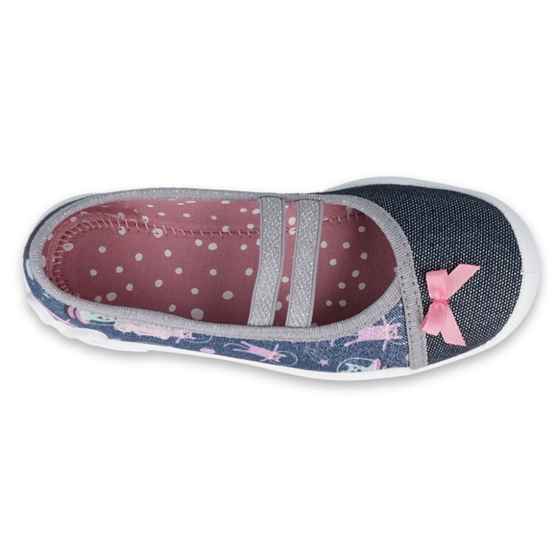 Calzado infantil befado 116X281 azul marino plata gris 1