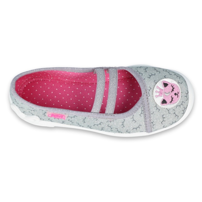 Calzado infantil befado 116X278 rosa gris 1