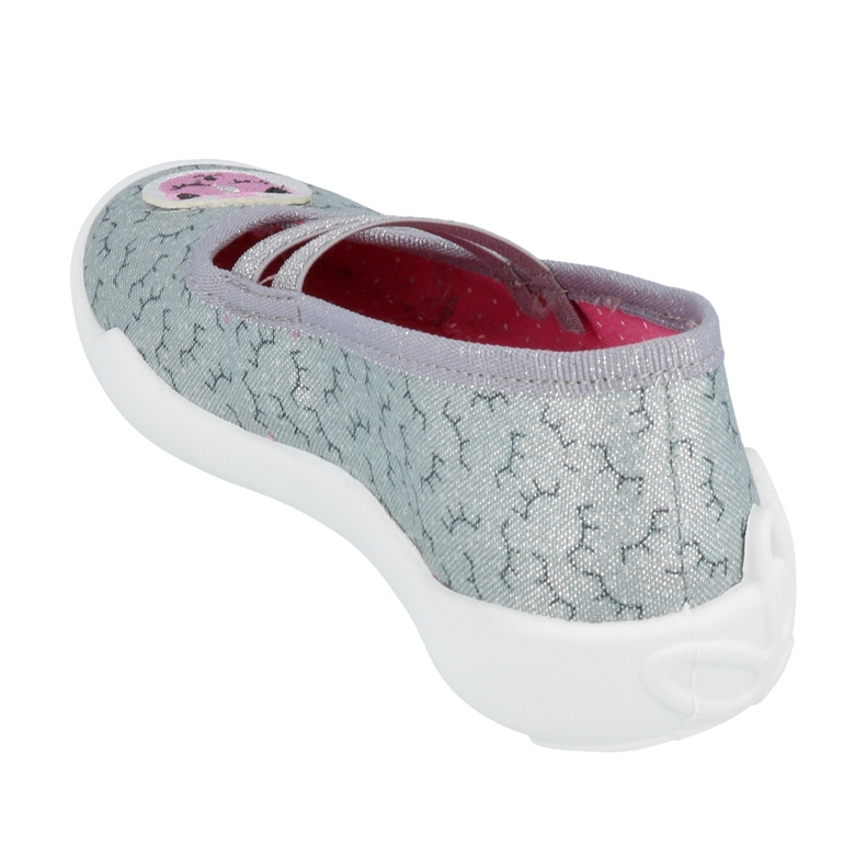 Calzado infantil befado 116X278 rosa gris 2