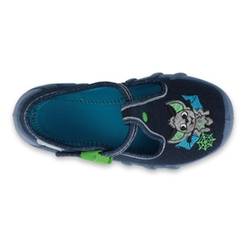 Calzado infantil befado 110P388 azul marino verde 3
