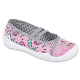 Calzado infantil befado 116X280 rosado gris 2
