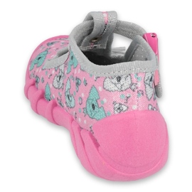 Calzado infantil befado 110P387 rosa gris 2
