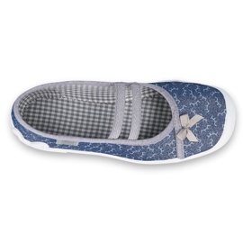 Calzado infantil befado 116Y275 azul marino gris 1