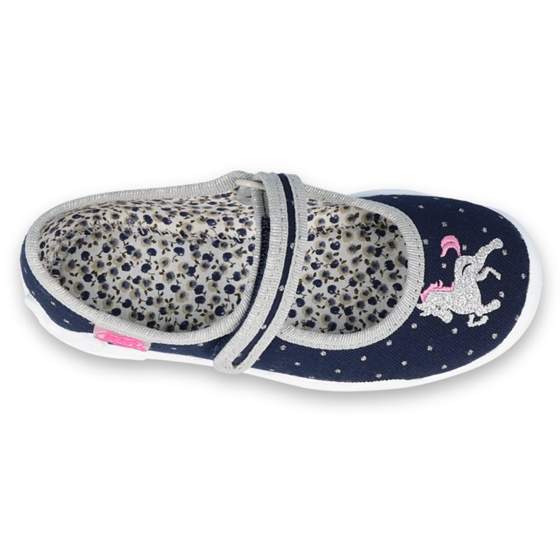Calzado infantil befado 114X414 azul marino plata gris 1