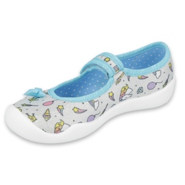 Calzado infantil befado 114X391 azul gris 1