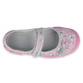 Calzado infantil befado 114X413 rosado gris 3