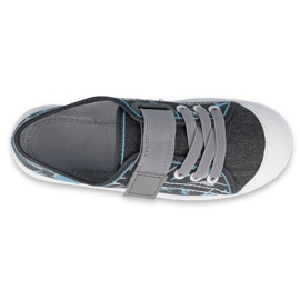 Calzado infantil befado 251Y155 azul gris 1