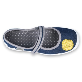 Calzado infantil befado 114Y399 azul marino gris 1