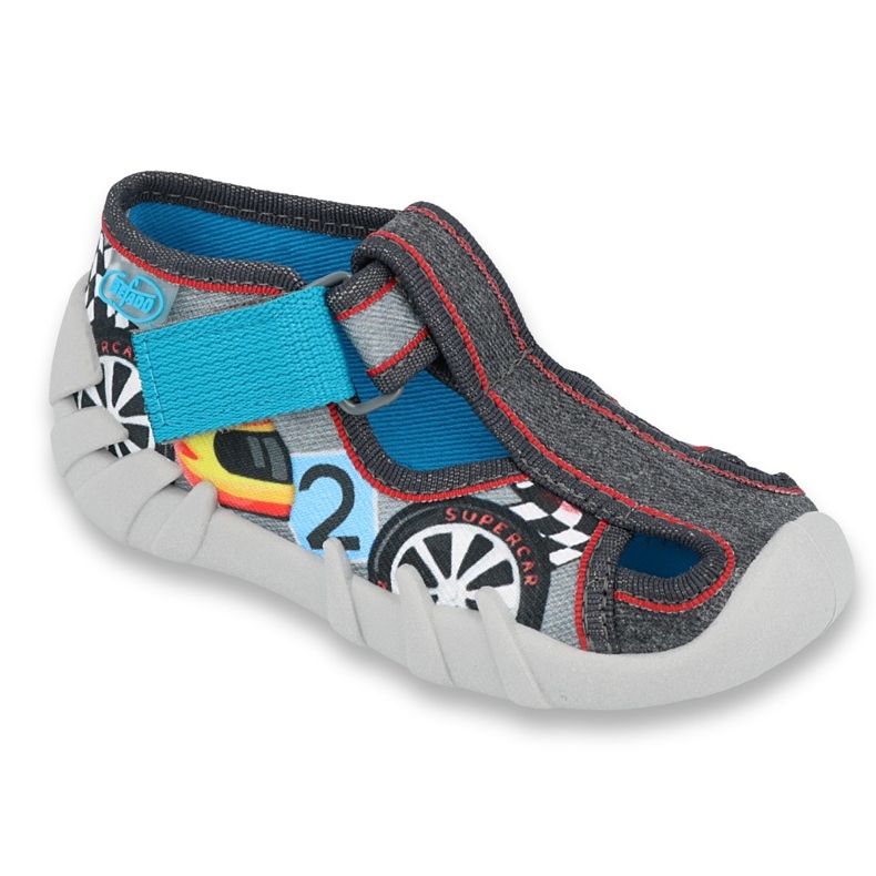 Calzado infantil befado 190P096 gris multicolor 2