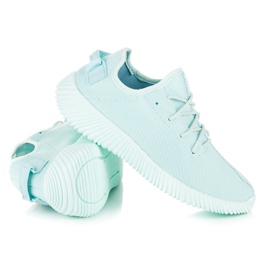Vices Calzado textil con cordones azul 5